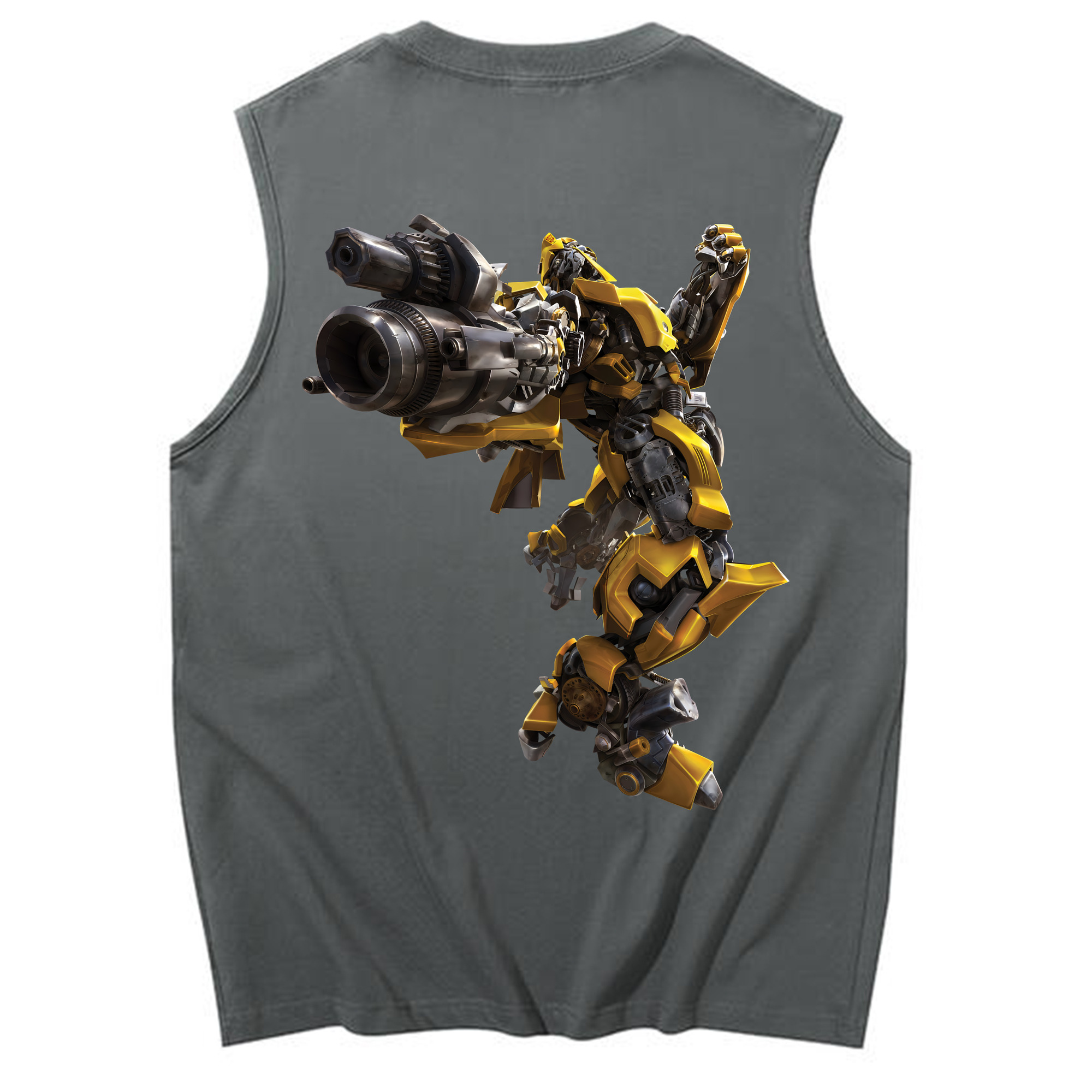 （画像用） Transformers トランスフォーマー コットン100％タンクトップ（背面プリント）